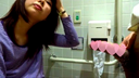(無)プチ円募集の女子大生にデパートのトイレでフェラチオで抜いてもらい口内発射しました