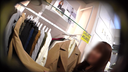 アパレルショップの女性店員のスカート内★ハミパンを完全撮影！