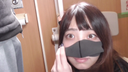 【個人撮影】10代鼻マスクの美人系、トイレフェラ動画です