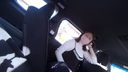 【個人撮影】ヤンママの秘密のバイト、車内ふぇら手こき動画です