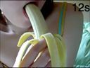 【素人】美女がバナナでフェラチオ 流出 No.25