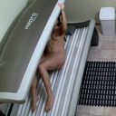 ヨーロッパの某国の日焼けサロン★ヨーロピアン美女の全裸を完全撮影8