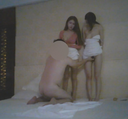モデル寝取：美乳モデル2人ホテルで金持ち逆3Pセックスのハメ撮り（無修正）