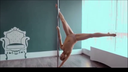 全裸でポールダンス★白人パイパンダンサーのセクシーで綺麗なダンスをどうぞ！