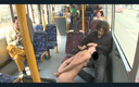 街中全裸散歩、公共バス内と野外で調教姦！ザーメンまみれにされて路上に放置
